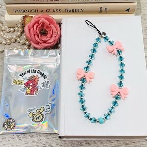STRING TING KAWAII BOWS WRISTLET PHONE STRAP